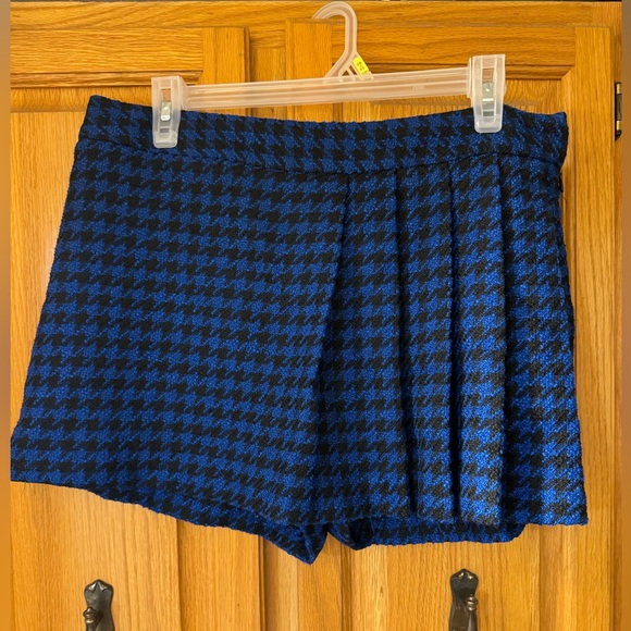 NWT - Zara Houndstooth Box Pleat Skort - Large - Picture 7 of 8